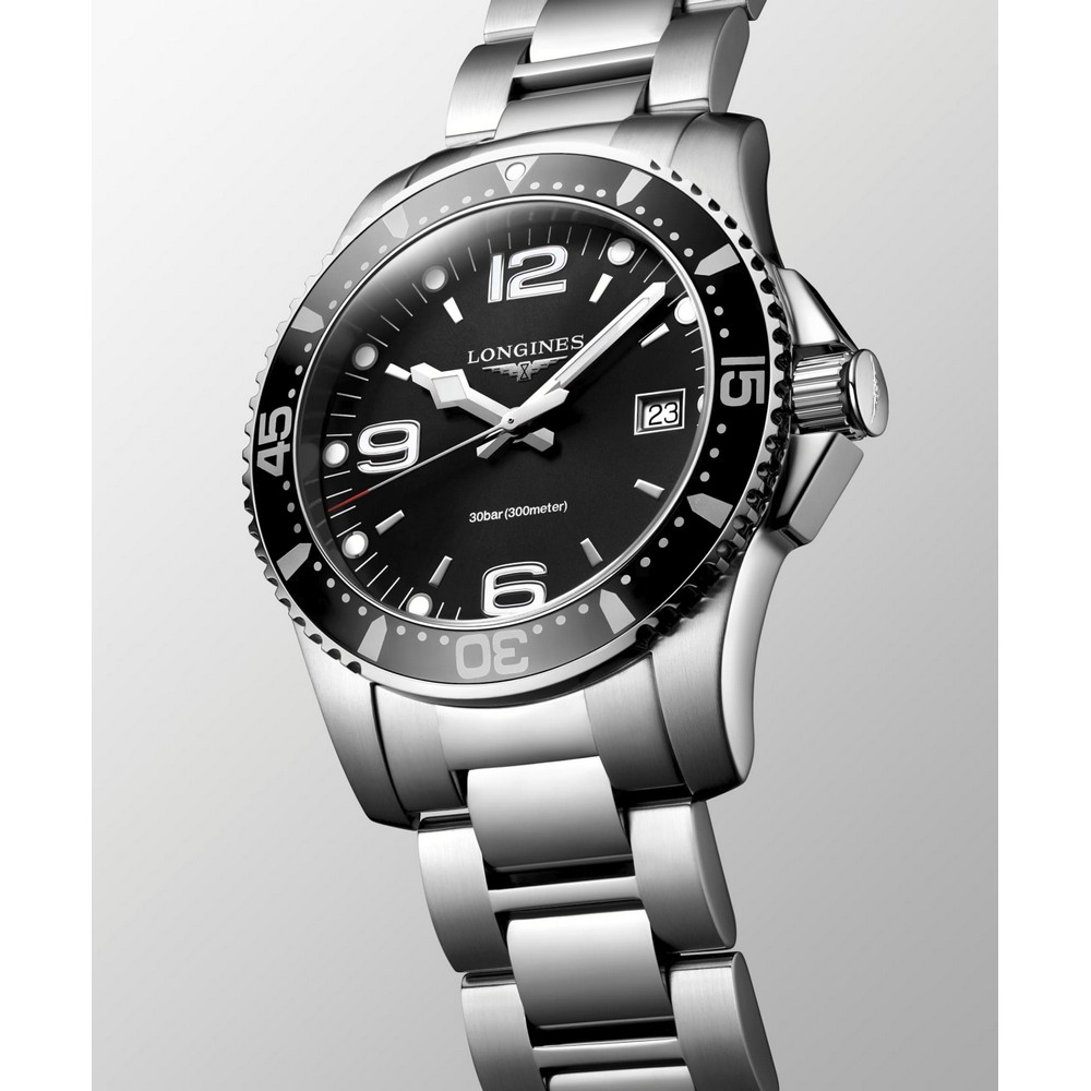 Đồng Hồ Longines Hydroconquest Nam 41mm Đen Xám